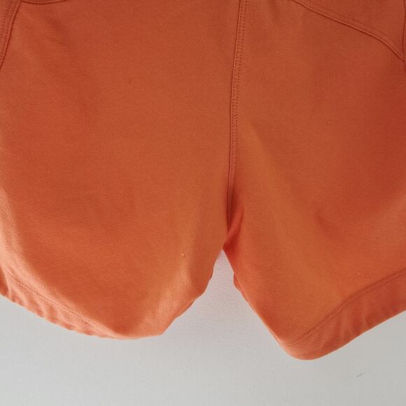 Goal Five Athletic Shorts S Womens Fast Free Orange Stretch Running Workout - Picture 5 of 13